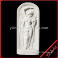 Marble Stone Lady Wall Relief Sculpture YL-F051